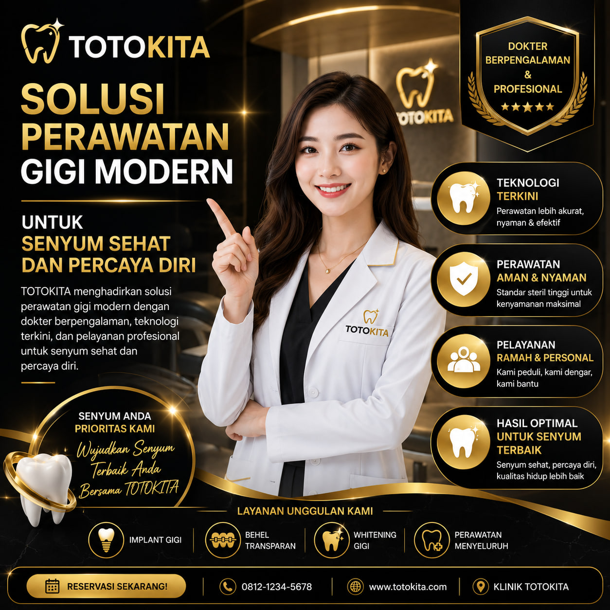 TOTOKITA TOTOKITA | Solusi Perawatan Gigi Modern untuk Senyum Sehat dan Percaya Diri by Hey siriusly